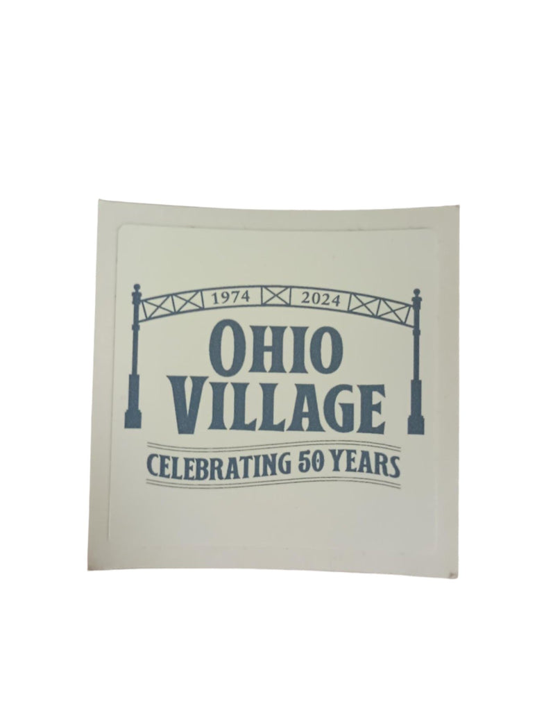 Ohio Village 50th 2x2 Square Stickers