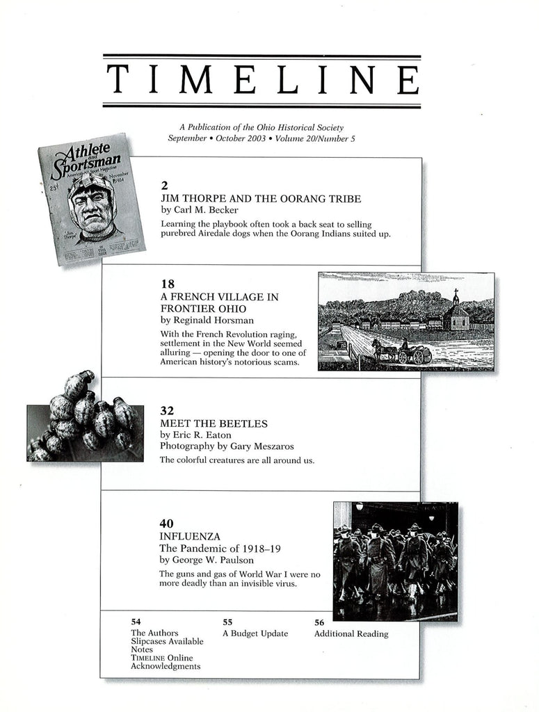 2003 Sept/Oct Timeline Magazine